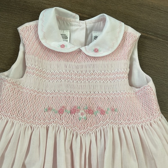 Hand Smocked Dress by Sarah Louise - Picture 2 of 3